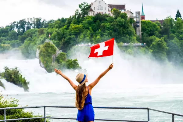 Rhine Falls Flag